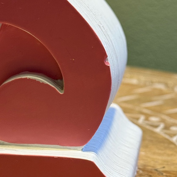 Set of Solid Wood Pink and White Bookends - Picture 17 of 17